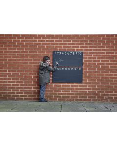 Outdoor/Indoor Lined Number Chalkboard