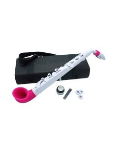 Nuvo jSax - White With Pink Trim