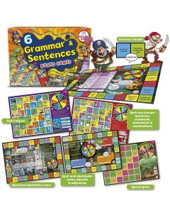 6 Grammar and Sentences Board Games