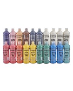 Classmates Washable Paint - Assorted 600ml - Pack of 24