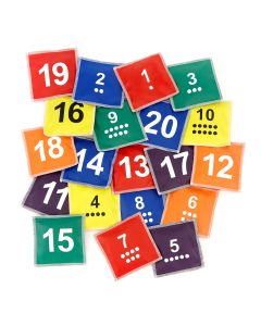 1-20 Number Bean Bags - Pack of 20