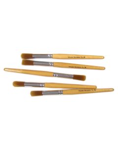Golden Nylon Paint Brush - Size 18 - Pack of 10