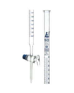 Glass Burette (Class B) - 50ml - 0.1ml With Glass Stopcock