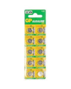 Button Cell Alkaline Battery LR44 - Pack of 10