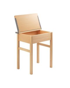 Traditional Single Locker Desk - H760mm
