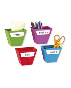 Create-a-Space Magnetic Storage Pots - Pack of 4