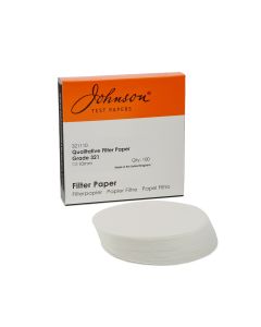 Wet-strengthened Med Filter Papers 110mm dia. Pack of 100