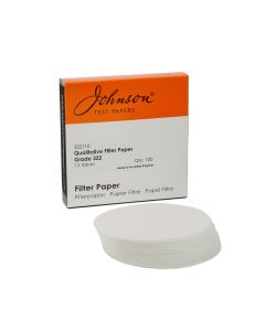 Wet-strengthened Fast Filter Paper 110mm dia. Pack of 100