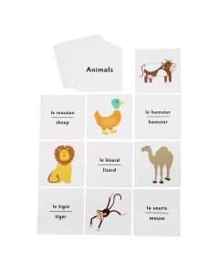 French Flash Cards - Animals
