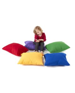 Floor Cushions - Primary Colours - Pack of 5