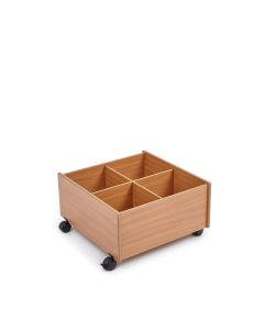 Mobile Floor Level Kinderbox - Beech