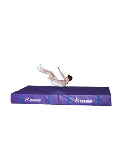 Beemat Folding Crashmat - 3.05 x 1.53m x 300mm - Blue
