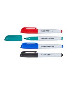 Classmates Mini Whiteboard Pens Assorted Bullet Tip - Pack of 36