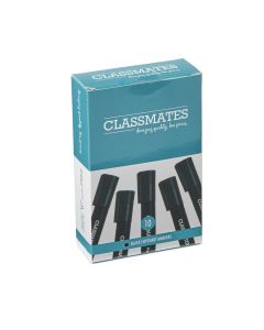 Classmates Flipchart Marker -Black- Chisel Tip- Pk of 10