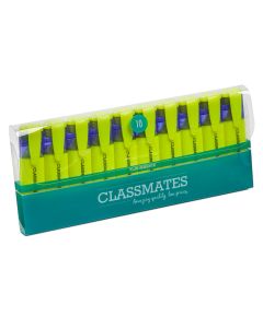Classmates Highlighter Yellow - Pack of 10