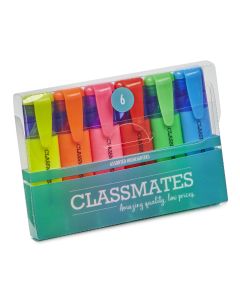Classmates Highlighters - Assorted Colours - Pack of 6