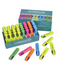Classmates Highlighters - Assorted Colours - 5mm - Pk 48