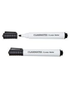 Classmates Whiteboard Marker Black Bullet Tip - Pack of 10