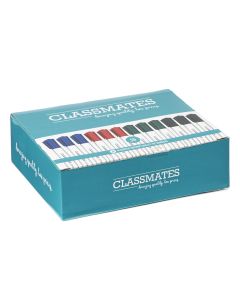 Classmates Whiteboard Marker - Assorted - Bullet Tip- Pk 50