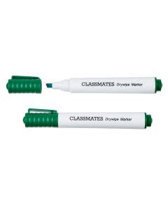 Classmates Whiteboard Marker Green Chisel Tip - Pack of 10