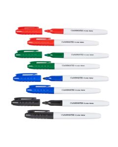 Classmates Whiteboard Marker Pens Black Bullet Tip - Pack of 100