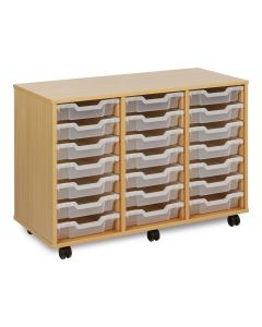 21 Shallow Tray Unit - Green Trays