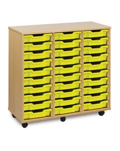 30 Shallow Tray Unit - Lime Trays
