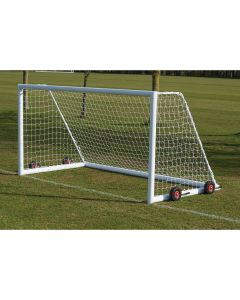 Harrod Sport 3G Weighted Portagoal - 21 x 7ft (Junior) - White - Pair