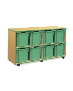 8 Jumbo Tray Unit - Green Trays