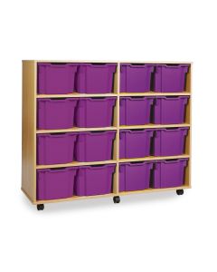 16 Extra Deep Tray Unit - Purple Trays