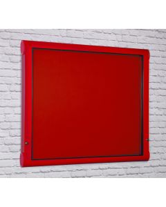 Weathershield Outdoor Showcase - 735 x 1005mm - Red/Red
