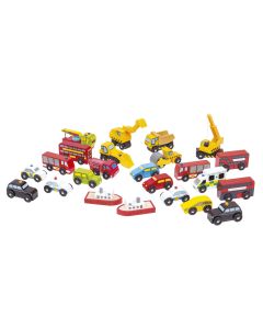 Bigjigs Wooden Vehicle Assortment
