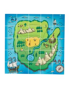 EaRL Treasure Island Map Mat 