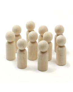 Wooden Peg People - Large