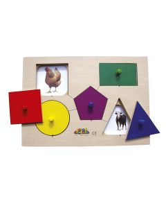 Just Jigsaws Shapes Memory Board