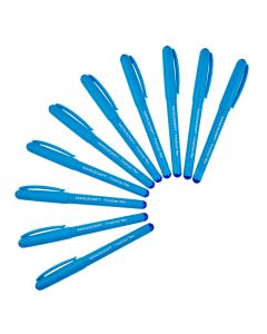 Manuscript Fineliner Pen Blue - Pack of 10