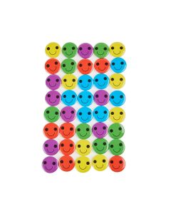 Smiley Badges 25mm - Pack of 40