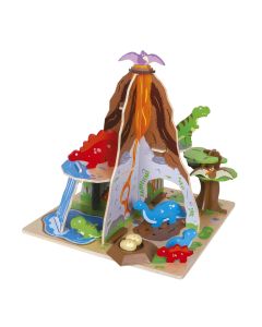 Bigjigs Toys Wooden Dinosaur Island