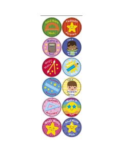 Numeracy Stickers 24mm