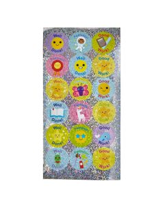 Sparkly Praise Stickers 28mm