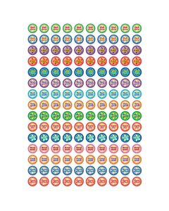 Star Word Stickers 10mm
