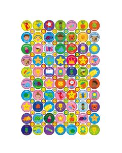 Positive Praise Stickers 24mm and 10mm