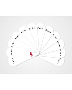 9 Times Table Fans - Pack of 5