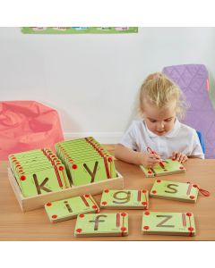 Magnetic Letter Mazes - Lowercase