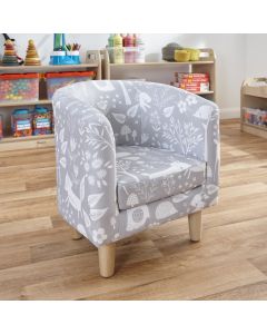 Woodland Print Tub Chair
