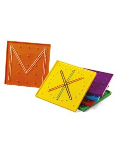 Geoboards 5 x 5" Pin Grid - Pack of 6