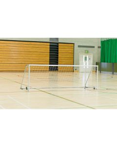 Harrod Sport Folding Wheelaway Goal - 12 x 4ft - White - Pair