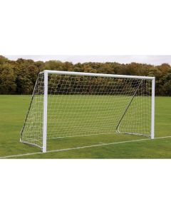 Harrod Sport Football Net - 24 x 8ft (Senior) - White - Pair