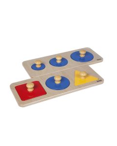 Nienhuis Montessori - Multiple Shape Puzzles - Set of 2