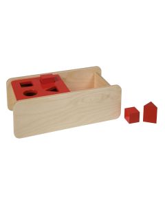 Nienhuis Montessori - Imbucare Box With Flip Lid - 4 Shapes